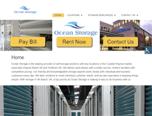 Tablet Screenshot of oceanstorage.com